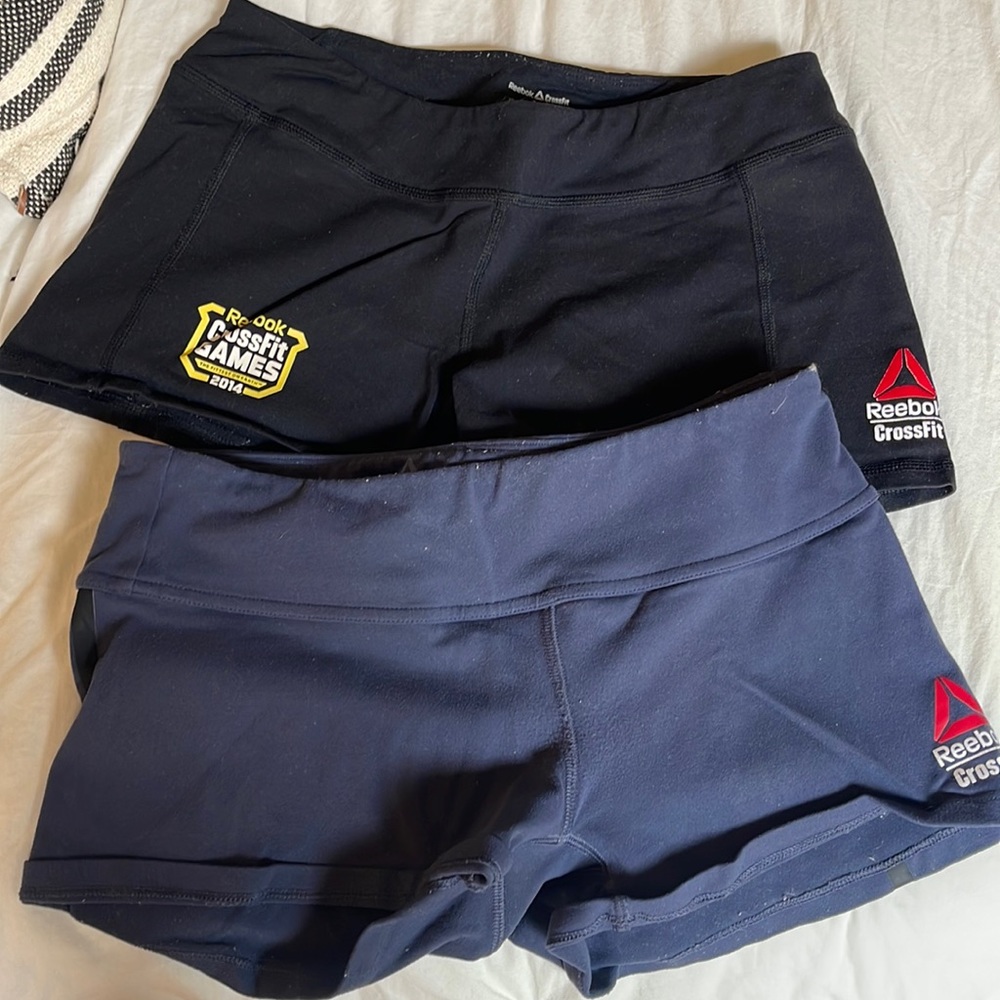 Two pairs of CrossFit Reebok shorts